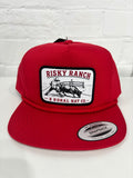 B Rural Co Cap - Risky Ranch Full Fabric Red