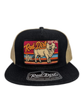 Red Dirt Hat Co Cap - Grand Champion Black Denim/Tan