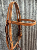 Leather Headstall - 5/8" Cowboy Knot