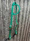 Nylon One Ear Headstall - Green