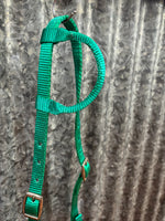 Nylon One Ear Headstall - Green