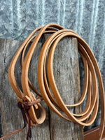 5/8” X  8’ Harness Leather Split Reins