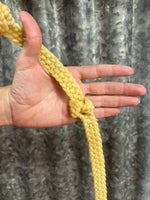 Waxed Knotted Nylon Knotted Competition Rein
