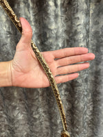 Nylon Contest Reins - Brown Filigree