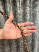 Nylon Contest Reins - Cheetah (Dark)