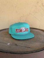 Lazy J Ranch Wear Cap - Teal Performance