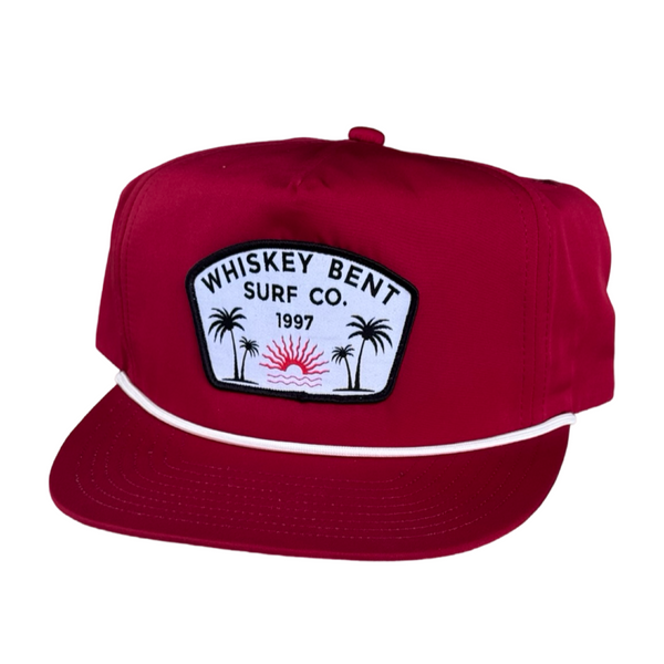 Whiskey Bent Hat Co - Palm Beach Maroon