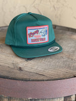 Lazy J Ranch Wear Cap - Green Rope Retro