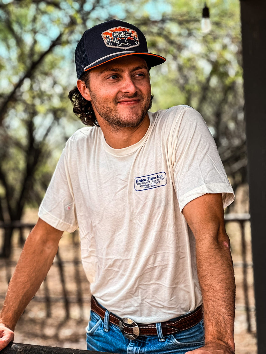 Dale Brisby Cap - Radiator Ranch Navy/Grey Rope – The Cowboy's Closet