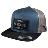 Vexil - Iron Cowboy - Black/Pale Indigo/Gray Mesh