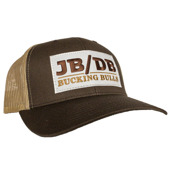 Dale Brisby - JB/DB Bucking Bulls Brown & Khaki Mesh Flatbill