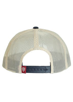 Rock & Roll Cream Patch Cap