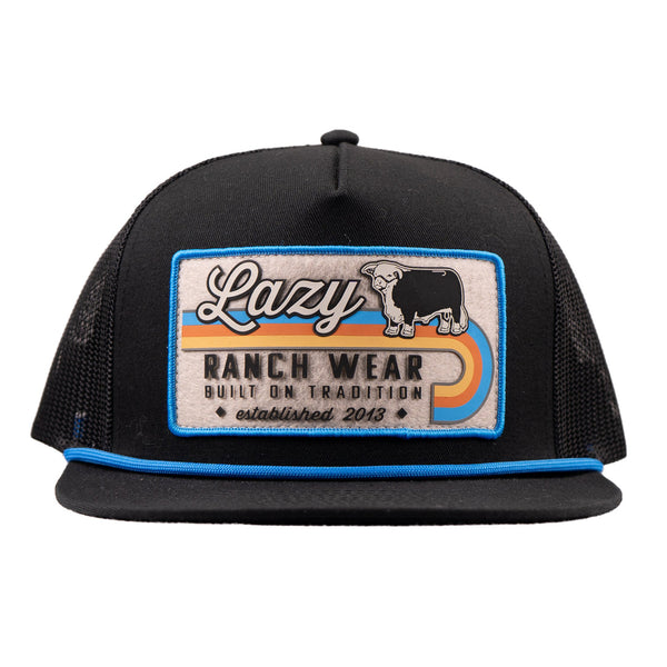 Lazy J Ranch Wear Cap - Van Horn Classic Rope - Black