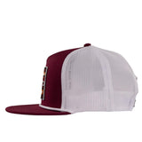 Lazy J Ranch Wear Cap - Smokeless (Maroon & White)