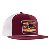Lazy J Ranch Wear Cap - Smokeless (Maroon & White)