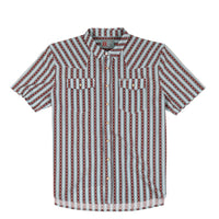 Lazy J Ranch Wear - Pearl Snap Short Sleeve Shirt (Teal Mesa)