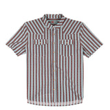 Lazy J Ranch Wear - Pearl Snap Short Sleeve Shirt (Teal Mesa)