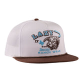 Lazy J Ranch Wear Cap - White & Brown Desert Frost
