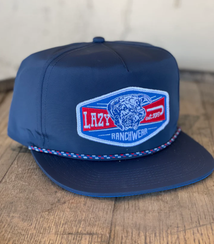 Lazy J Ranch Wear Cap - Diamond Hereford Rope Cap – The Cowboy's Closet