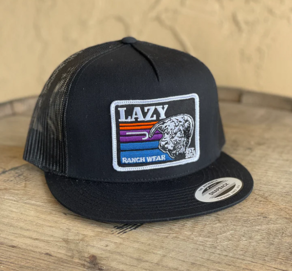 Lazy J Ranch Wear Cap - Sunset Bull