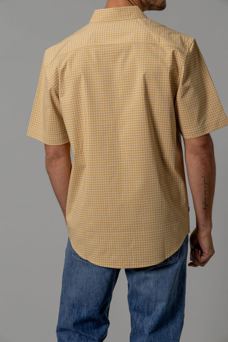 Kimes Ranch - MC Cooper Short Sleeve Dress Shirt (Gold) – The Cowboy's ...