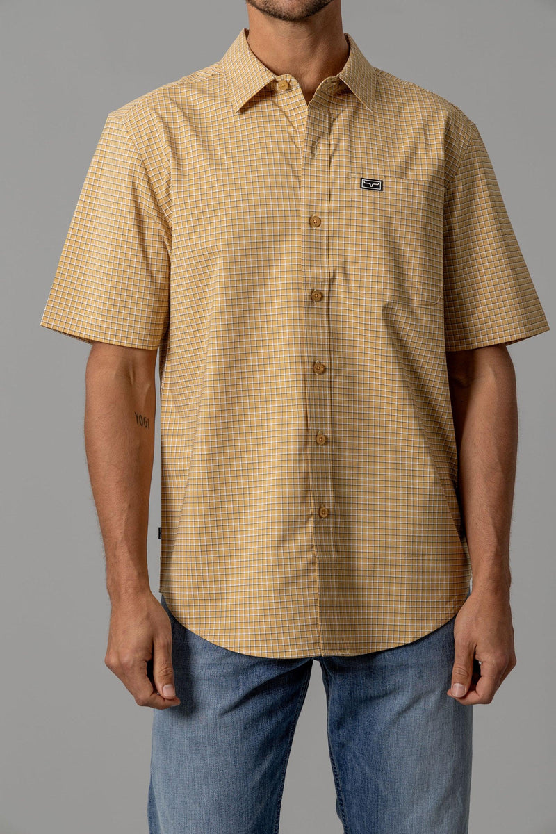 Kimes Ranch - MC Cooper Short Sleeve Dress Shirt (Gold) – The Cowboy's ...