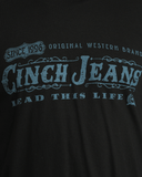 Cinch Men's Tee - Black Cinch Branded
