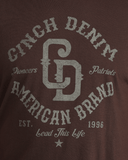 Cinch Mens Tee - Brown (MTT1690716)