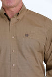 Cinch Men's Western Shirt -  Khaki MTW1105538