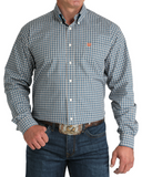 Cinch Men's Western Shirt - Blue Check (MTW1105954)