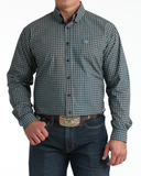 Cinch Men's Western Shirt - Brown Plaid