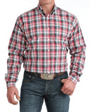 Cinch Men's Western Shirt - Multicolour Plaid