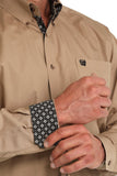 Cinch Men's Western Shirt - Khaki (MTW1106090)