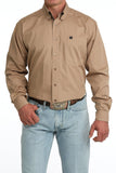 Cinch Men's Western Shirt - Khaki (MTW1106090)
