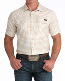 Cinch Men's Western Short Sleeve Shirt - White (MTW1402012)