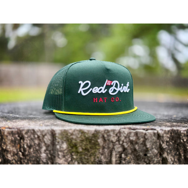 Red Dirt Hat Co - Hole In One Green/Yellow