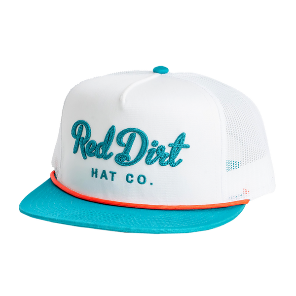 Red Dirt Hat Co - Cowboy Dan Turquoise/White