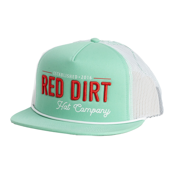 Red Dirt Hat Co - Papa (Teal/White)