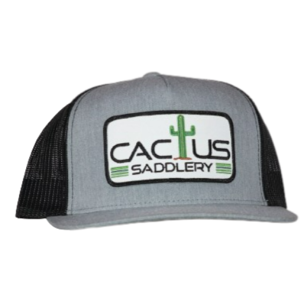 Red Dirt Hat Co - Cactus Saddlery (Heather Grey/Black 5P)