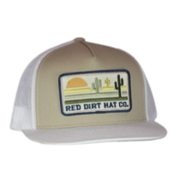 Red Dirt Hat Co Cap - Ranchero White/Khaki/White