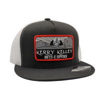 Red Dirt Hat Co - Kerry Kelley Charcoal/White 5 Panel