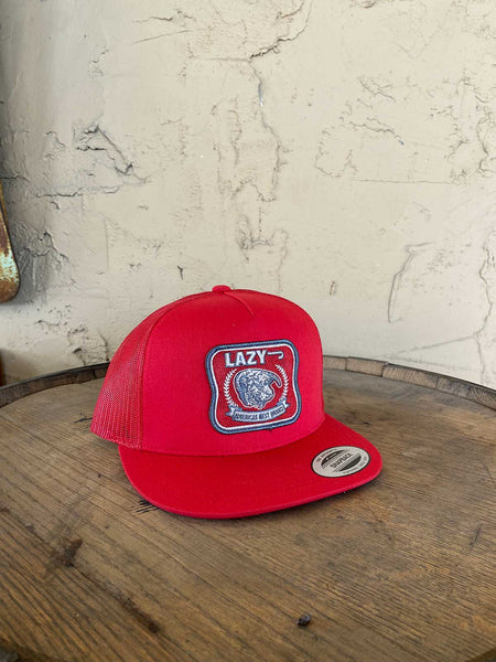 Lazy J Ranch Wear Cap - Red America's Best