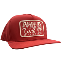 Dale Brisby - Red Rodeo Time Bronc Rope Cap