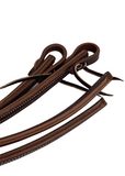 5/8" Doubled + Triple Stitched Split Reins