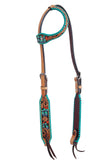 Nyssa Tack Set - Carved & Painted With Whipstitch