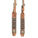 Leather Double Ear Headstall (SE4432)
