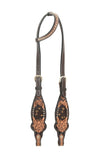 Rhianna Tack Set - Floral Carved With Studs