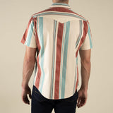 Sendero Provisions Co - The Wyatt Pearl Snap Short Sleeve Shirt - Red/Blue