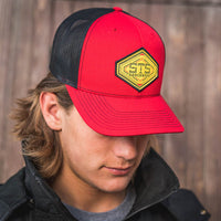 STS Ranchwear - Linear Diamond Patch (Red & Black)