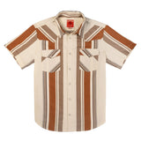 Sendero Provisions Co - The Wyatt Pearl Snap Short Sleeve Shirt - Saddle